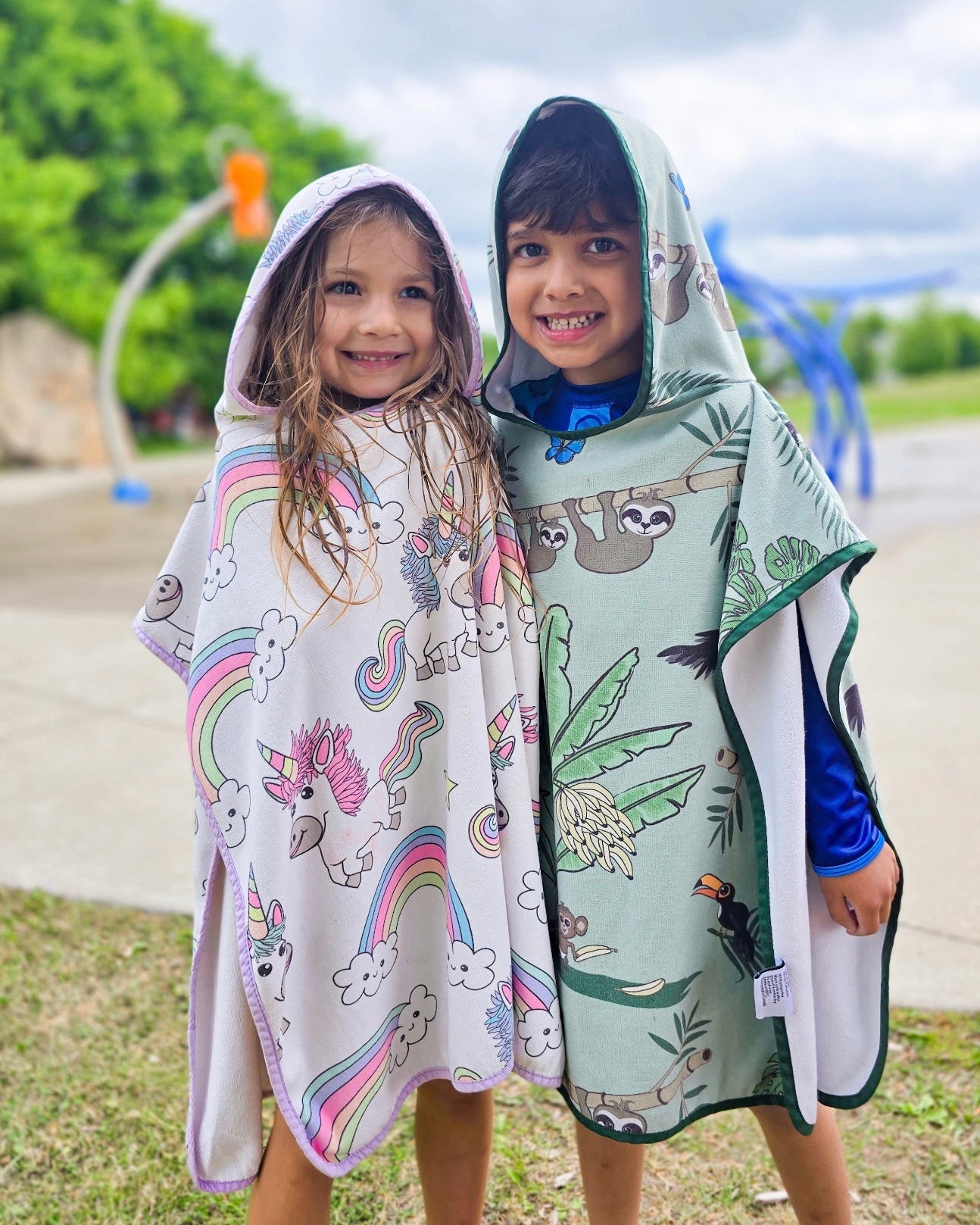 Serviette poncho pour enfant (18 mois à 5 ans)