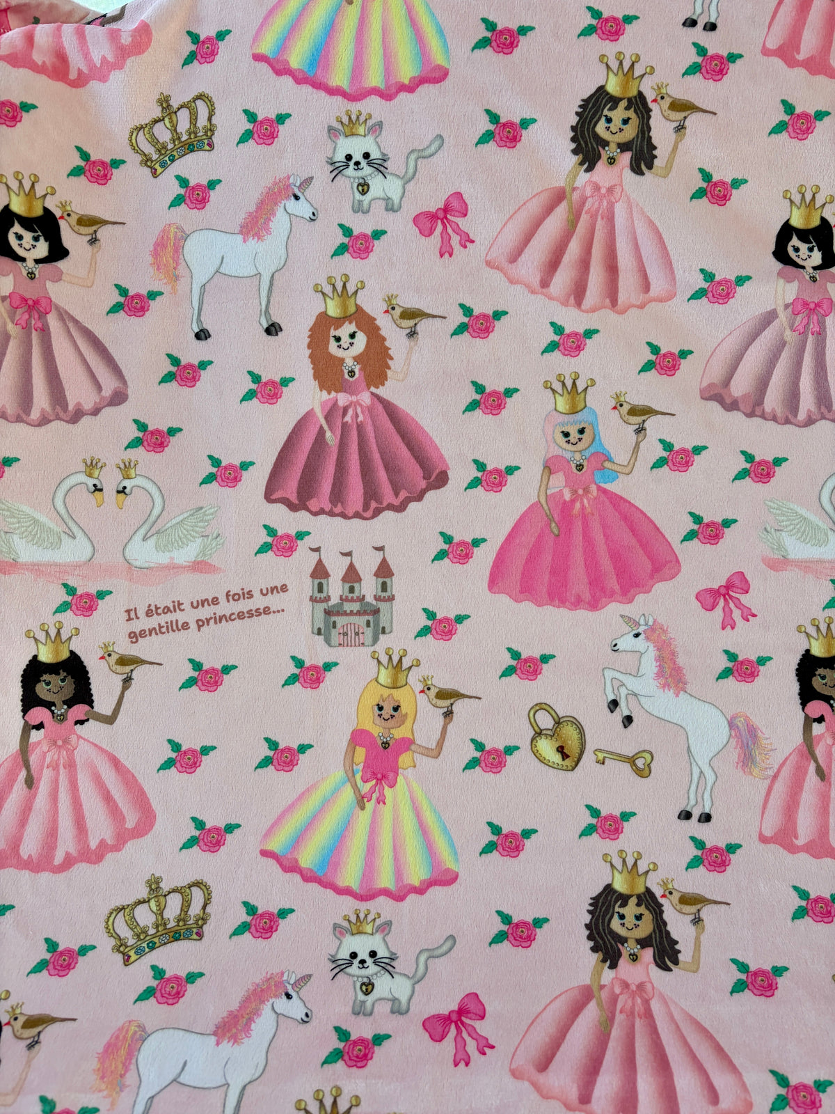Princesses roses et licornes