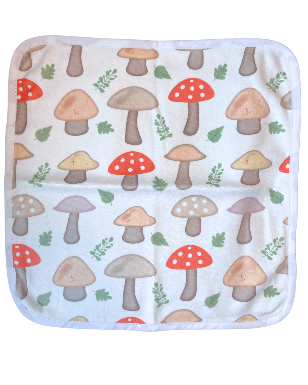 Débarbouillette : Champignons collection monde merveilleux