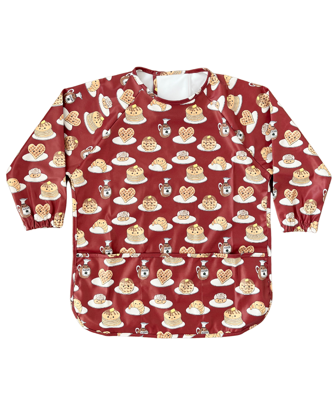 Waterproof art and cooking apron for children (4 to 7 years): Exquisite maple syrup and delicious pancakes