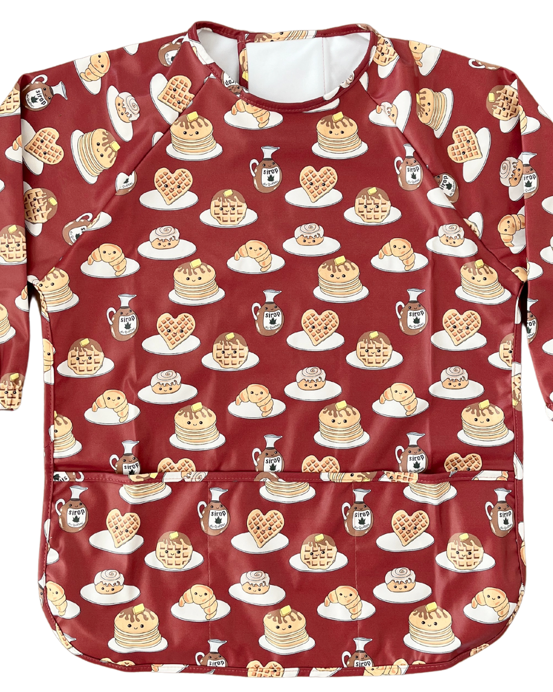 Waterproof art and cooking apron for children (4 to 7 years): Exquisite maple syrup and delicious pancakes
