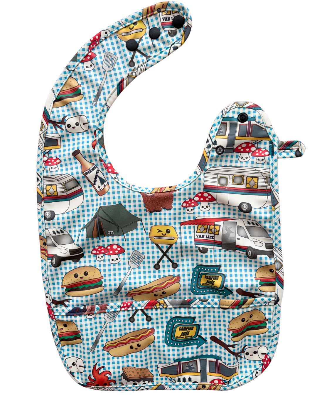 Bavette imperméable avec poche : BBQ au camping Joie
