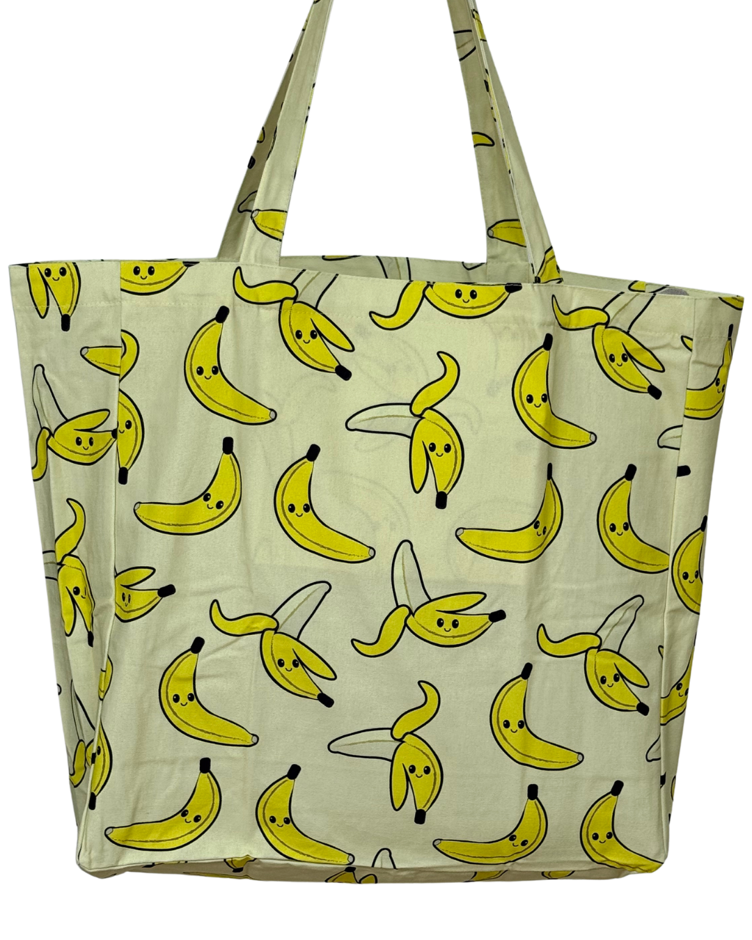Sac réutilisable illustré : Bananes amicales