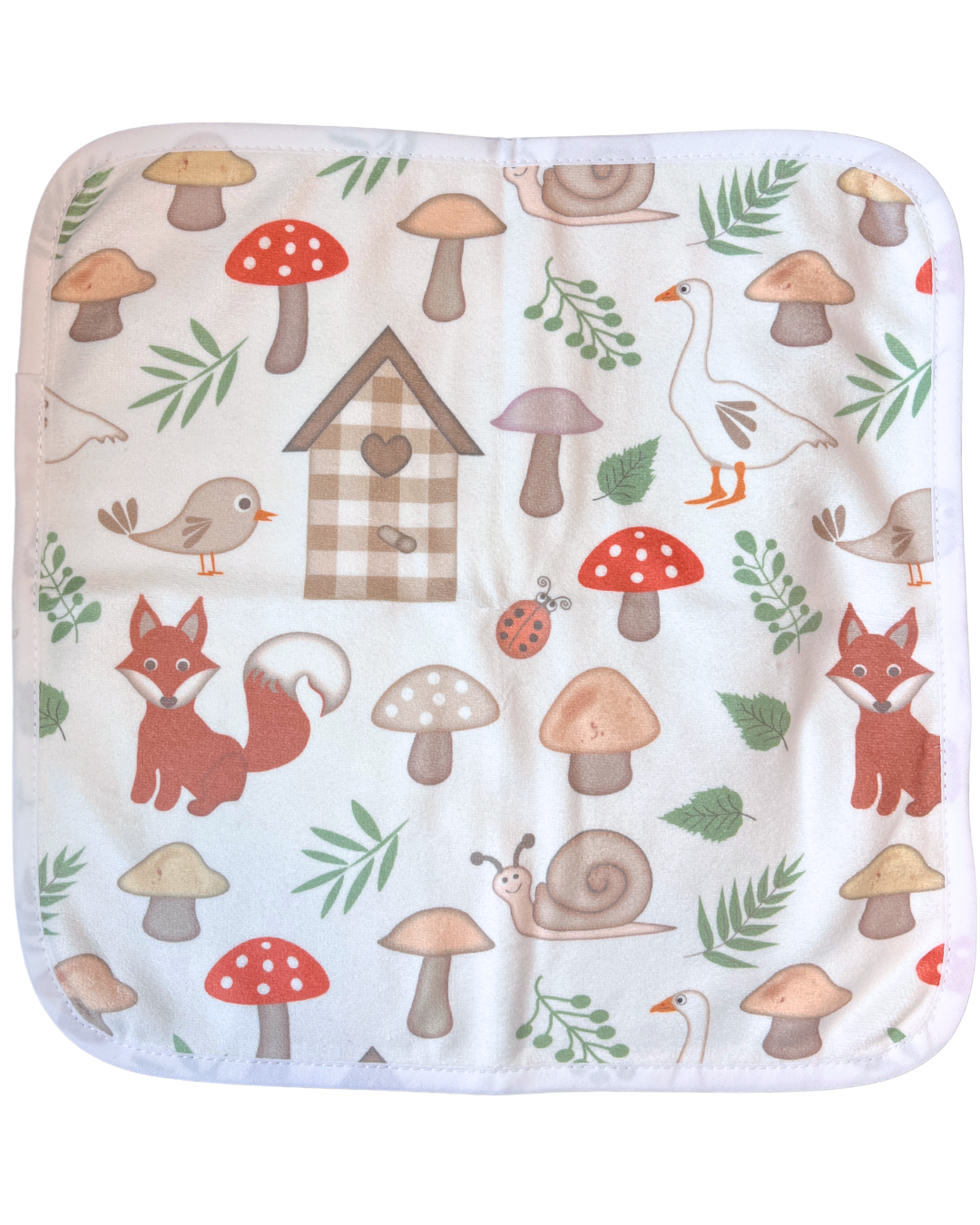 Débarbouillette : Renards, oies et cabanes à oiseaux collection monde merveilleux