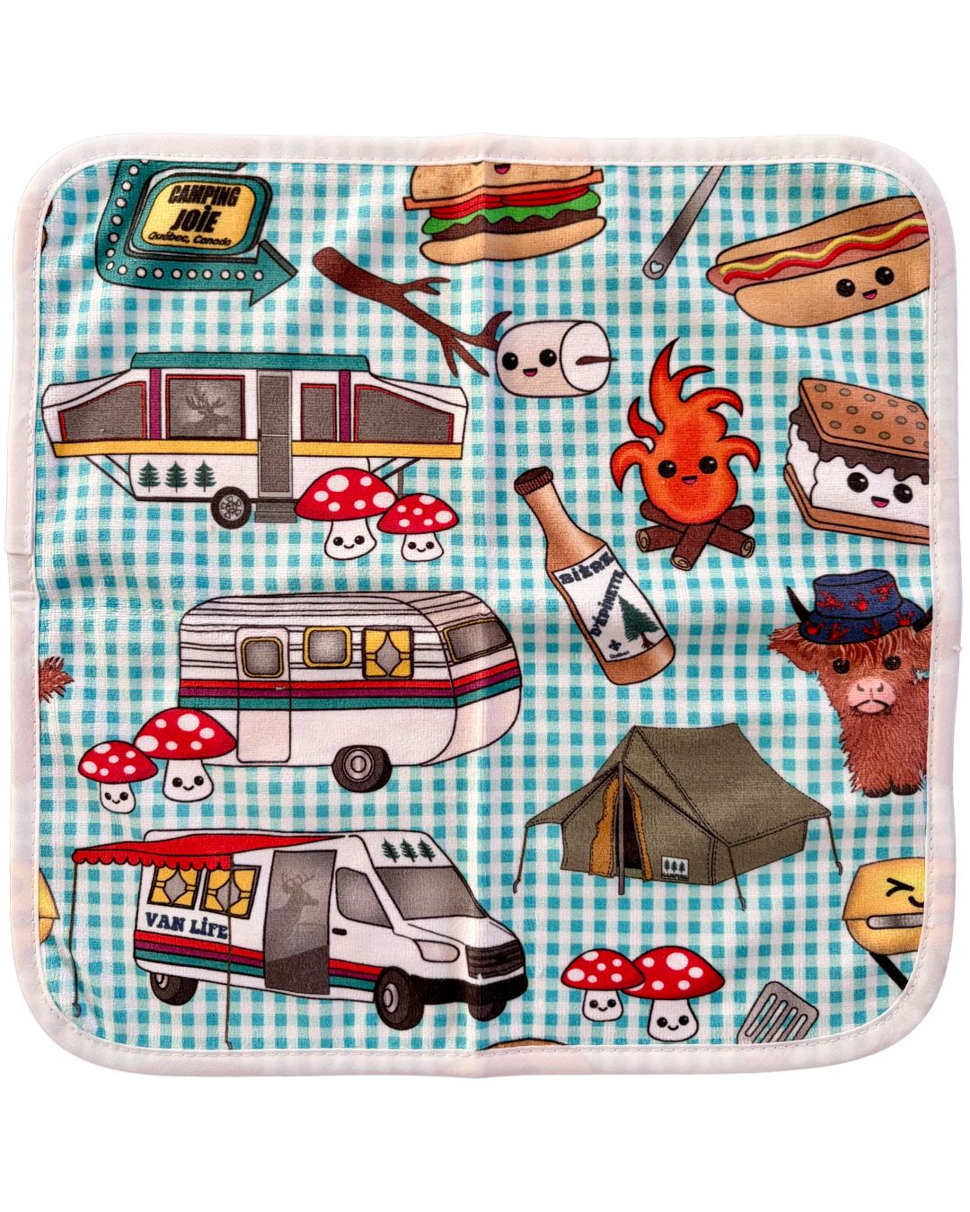 Débarbouillette : BBQ au camping Joie