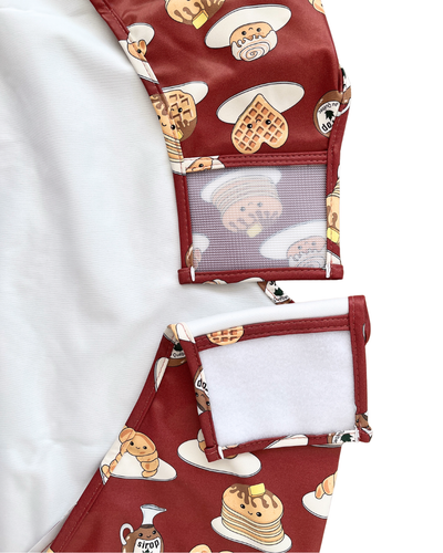 Waterproof art and cooking apron for children (4 to 7 years): Exquisite maple syrup and delicious pancakes