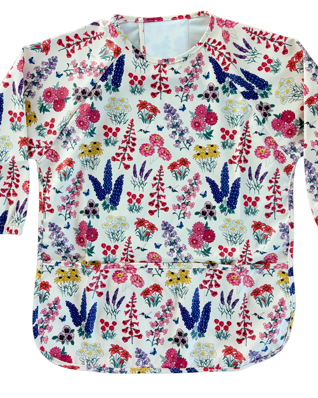 TABLIER d’art et de cuisine imperméable pour enfant (4 à 7 ans) : Jardin de fleurs de campagne
