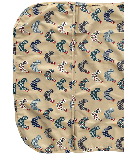 TABLIER d’art et de cuisine imperméable pour enfant (4 à 7 ans) : Poules à la ferme (collection farmhouse)