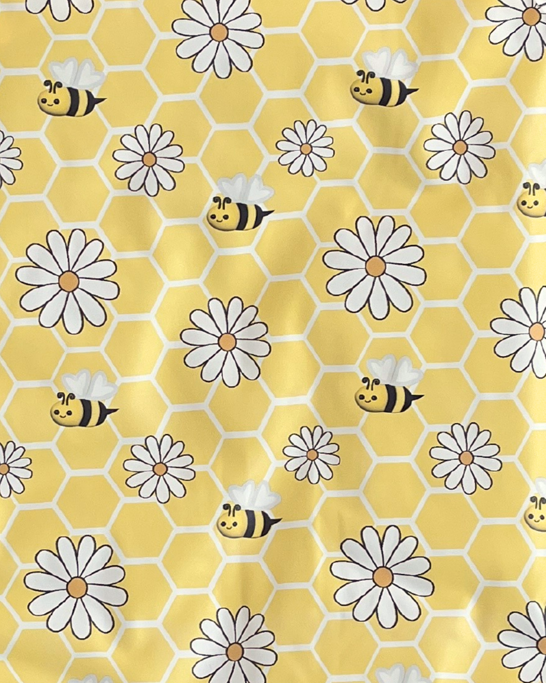 TABLIER d’art et de cuisine imperméable pour enfant (4 à 7 ans) : Abeilles dans un champ de fleurs