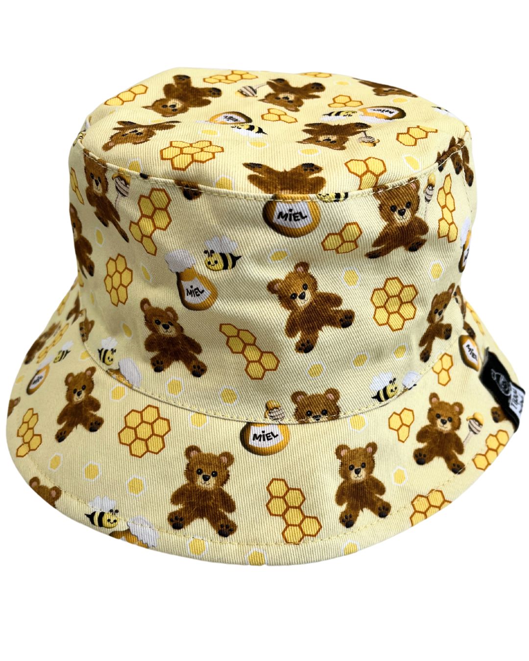 Chapeau Reversible : Oursons charmants et leurs petits pots de miel