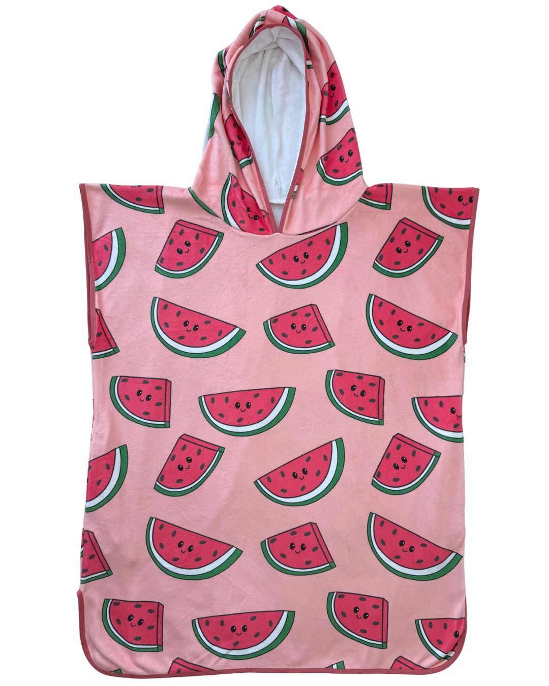 Serviette poncho à capuchon pour adulte et enfant : Melons d'eau
