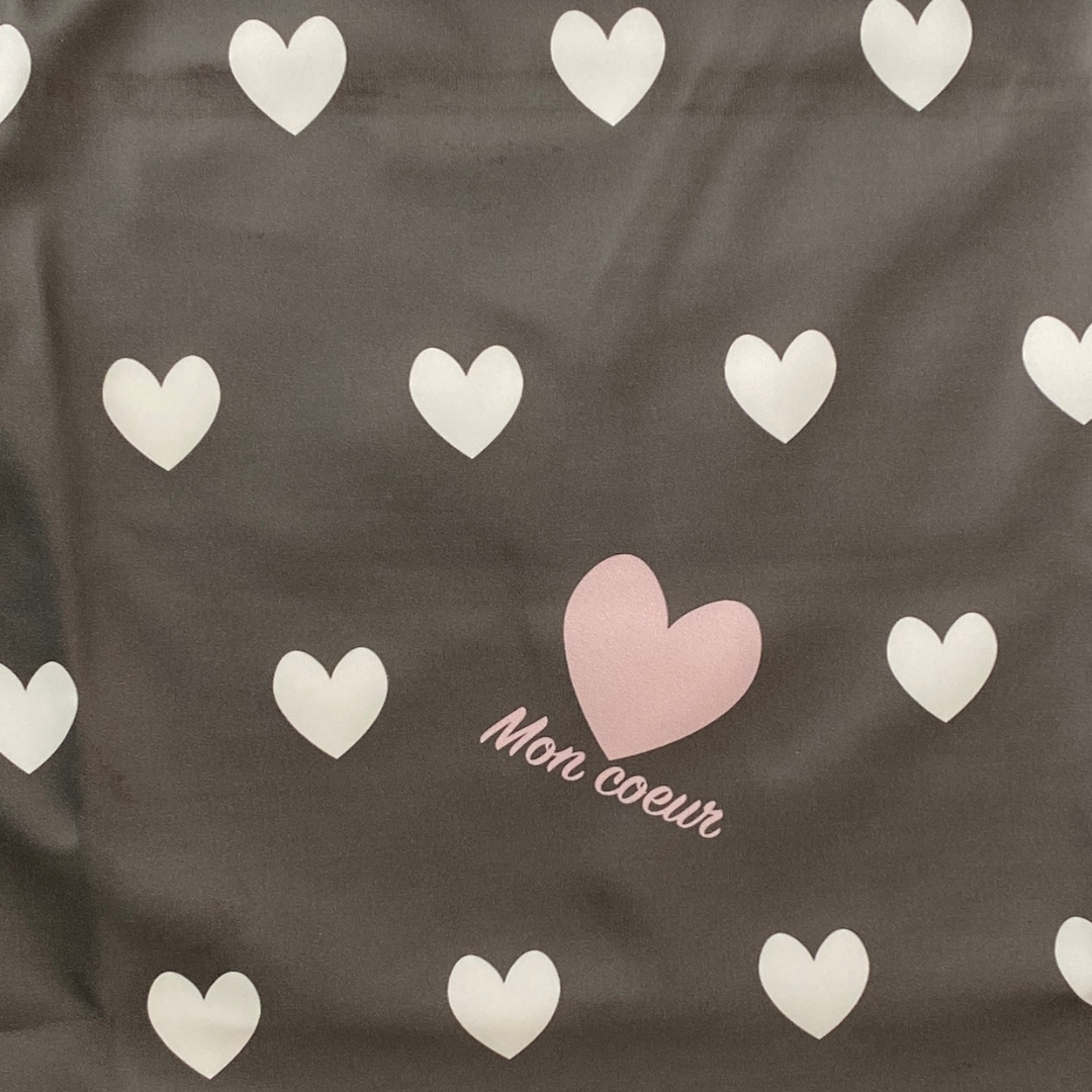 Waterproof Bib Apron with long sleeves and pocket: My White Heart