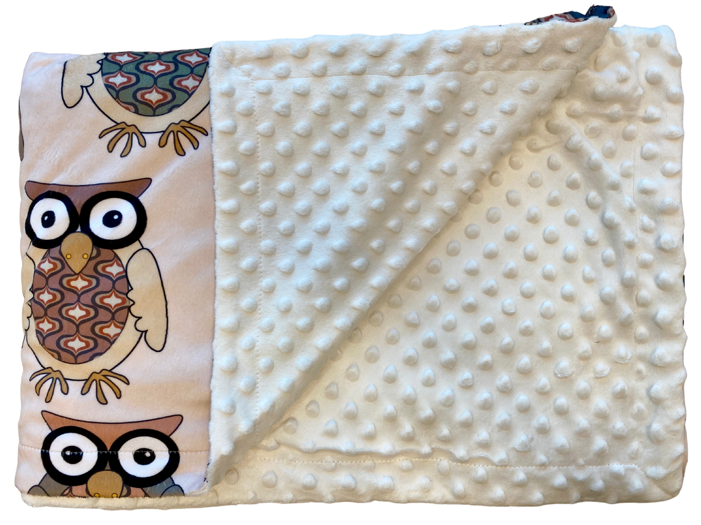 Baby blanket: Hello Little Owls