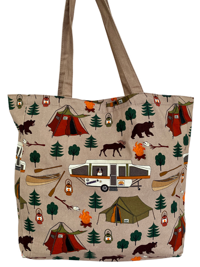 Illustrated Tote Bag: Wilderness Camping