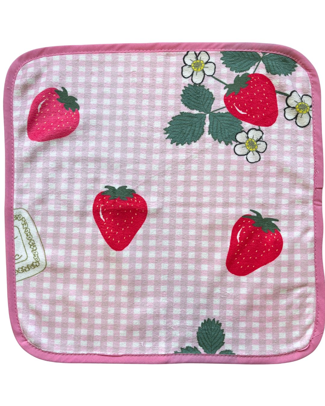 Débarbouillette : Les fraises du Québec