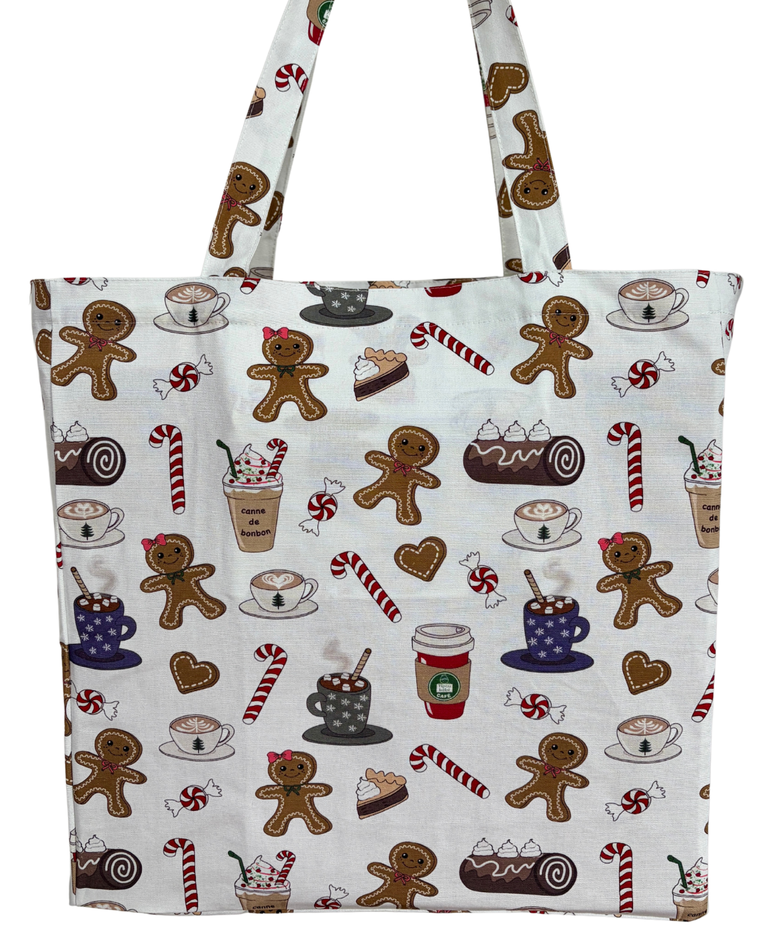 Sac réutilisable illustré : Les amis en pain d'épice