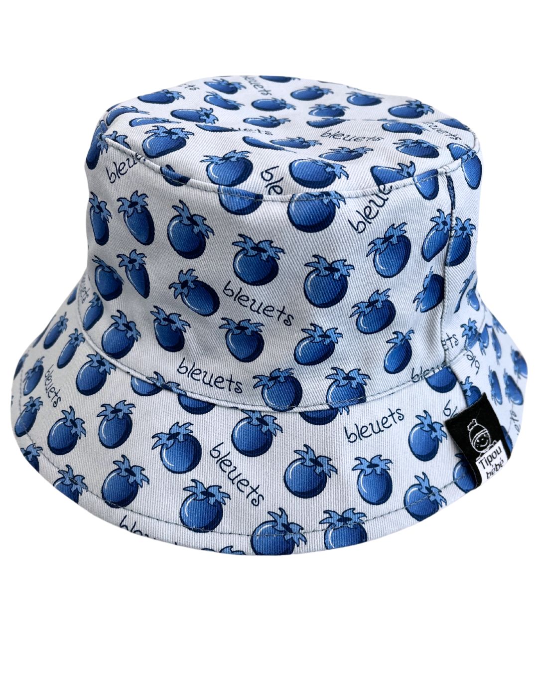 Chapeau Reversible : Passion bleuets