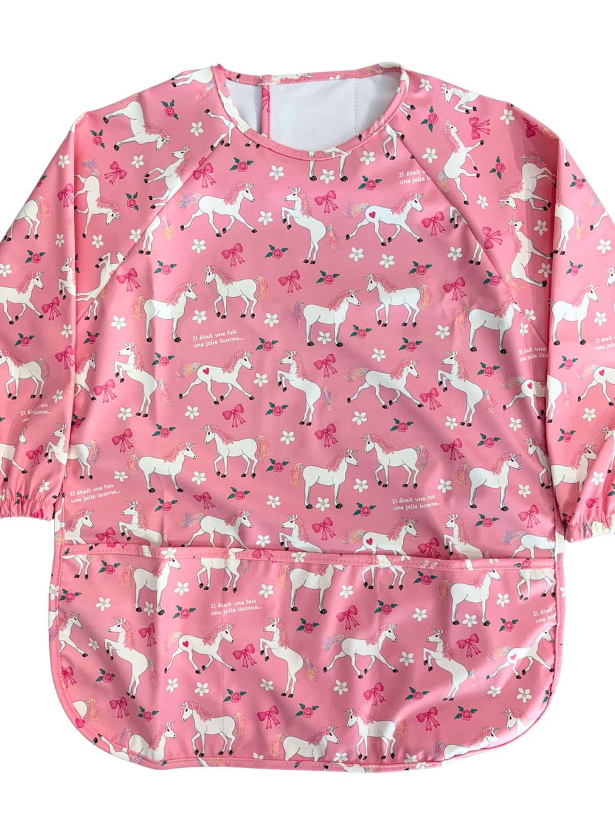 TABLIER d’art et de cuisine imperméable pour enfant (4 à 7 ans) : Il était une fois une licorne