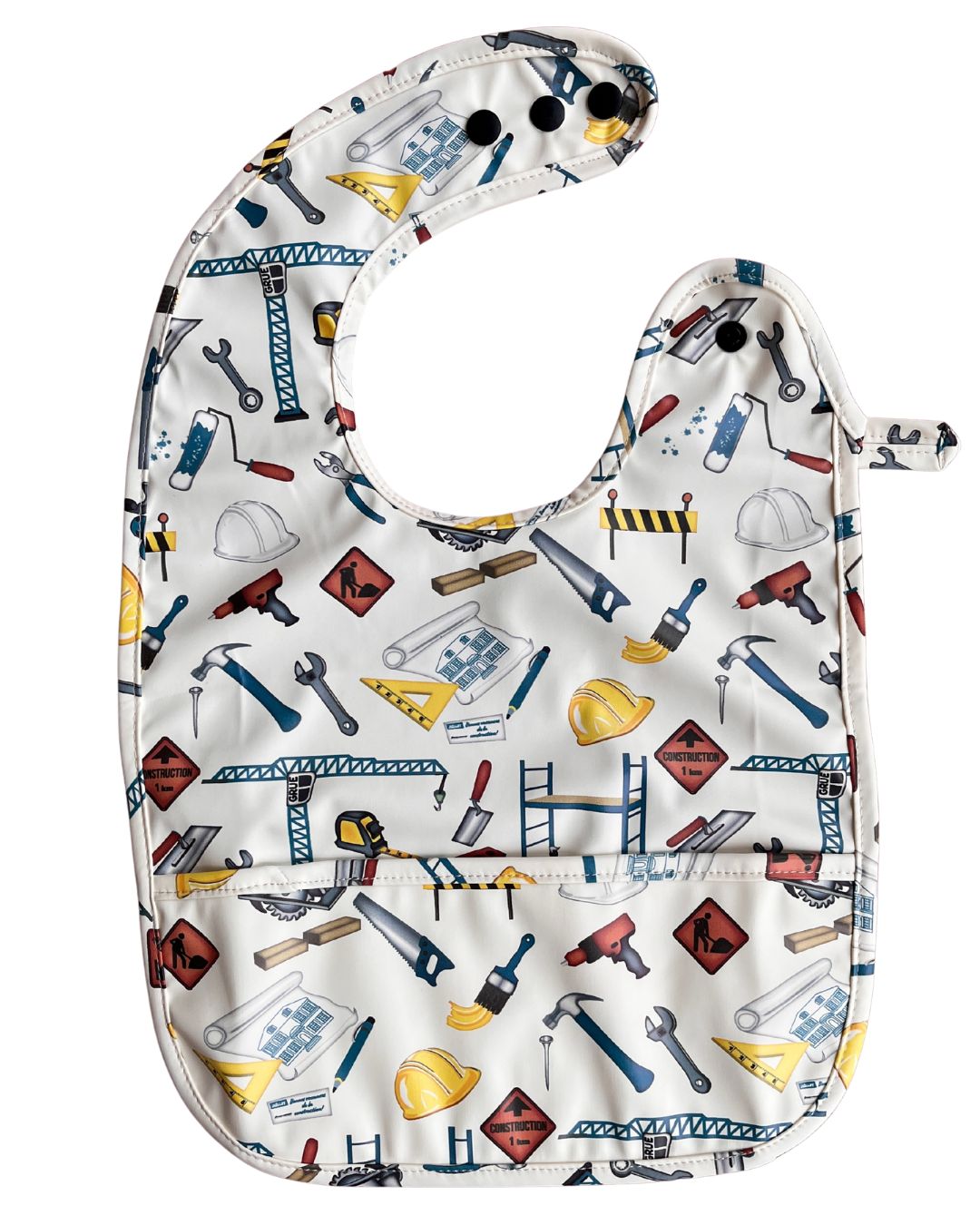 Bavette imperméable avec poche : Vacances de la construction