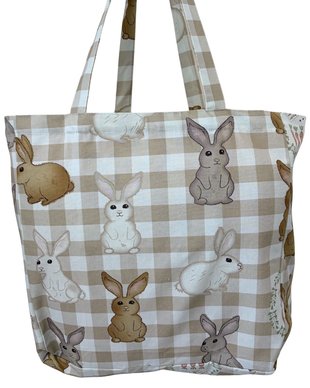 Sac réutilisable illustré : Lapins doux collection monde merveilleux