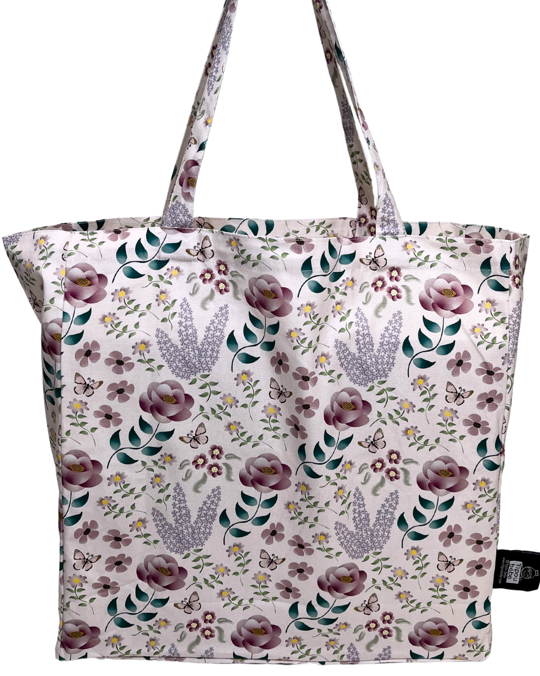 Sac réutilisable illustré : Jardin de Layla