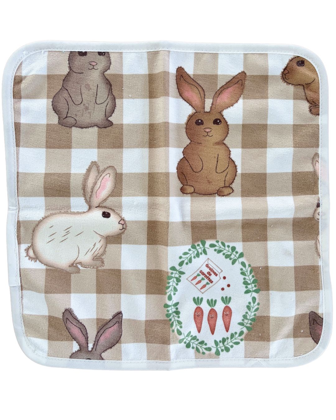 Débarbouillette : Lapins doux collection monde merveilleux