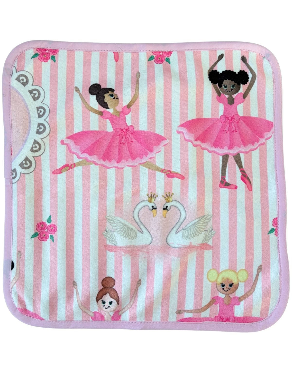 Débarbouillette : Ballerines roses