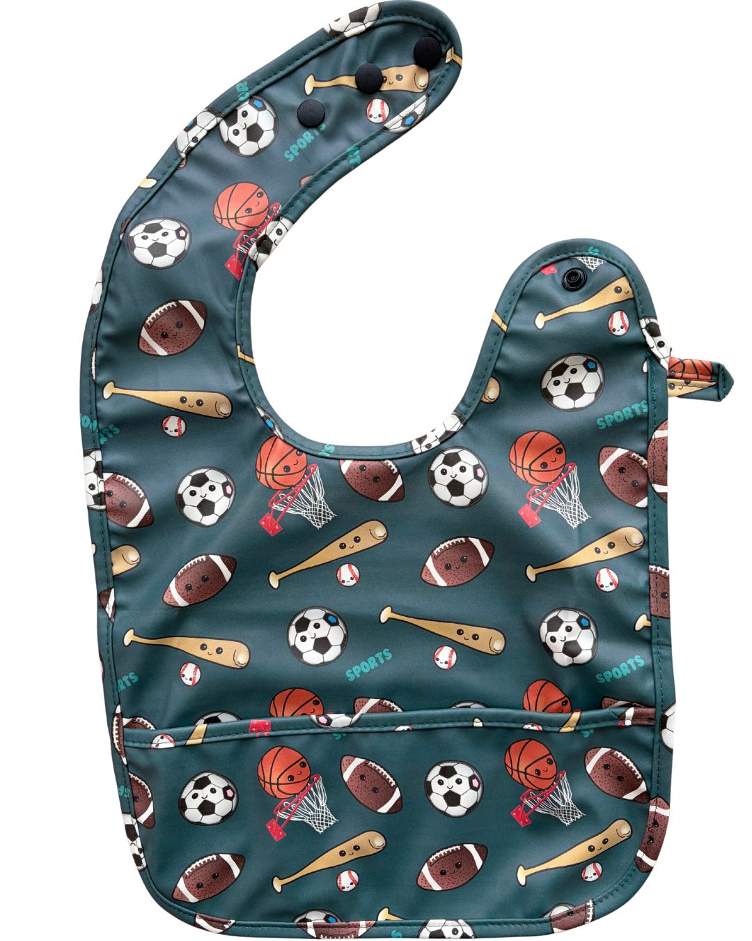 Bavette imperméable avec poche : Passion des ballons