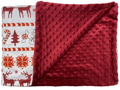 Baby Blanket: Candy Canes