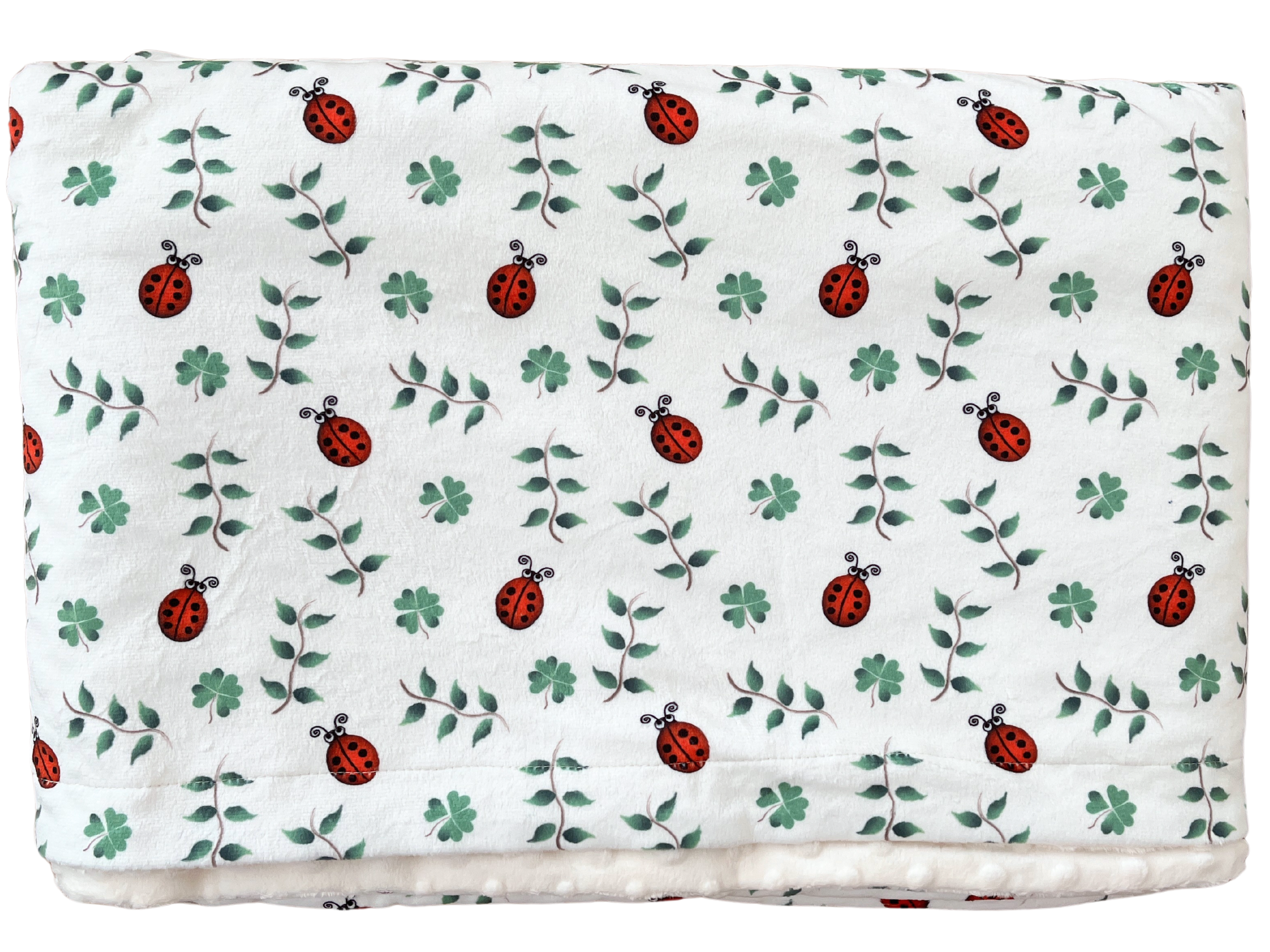 Baby blanket: The lucky ladybugs