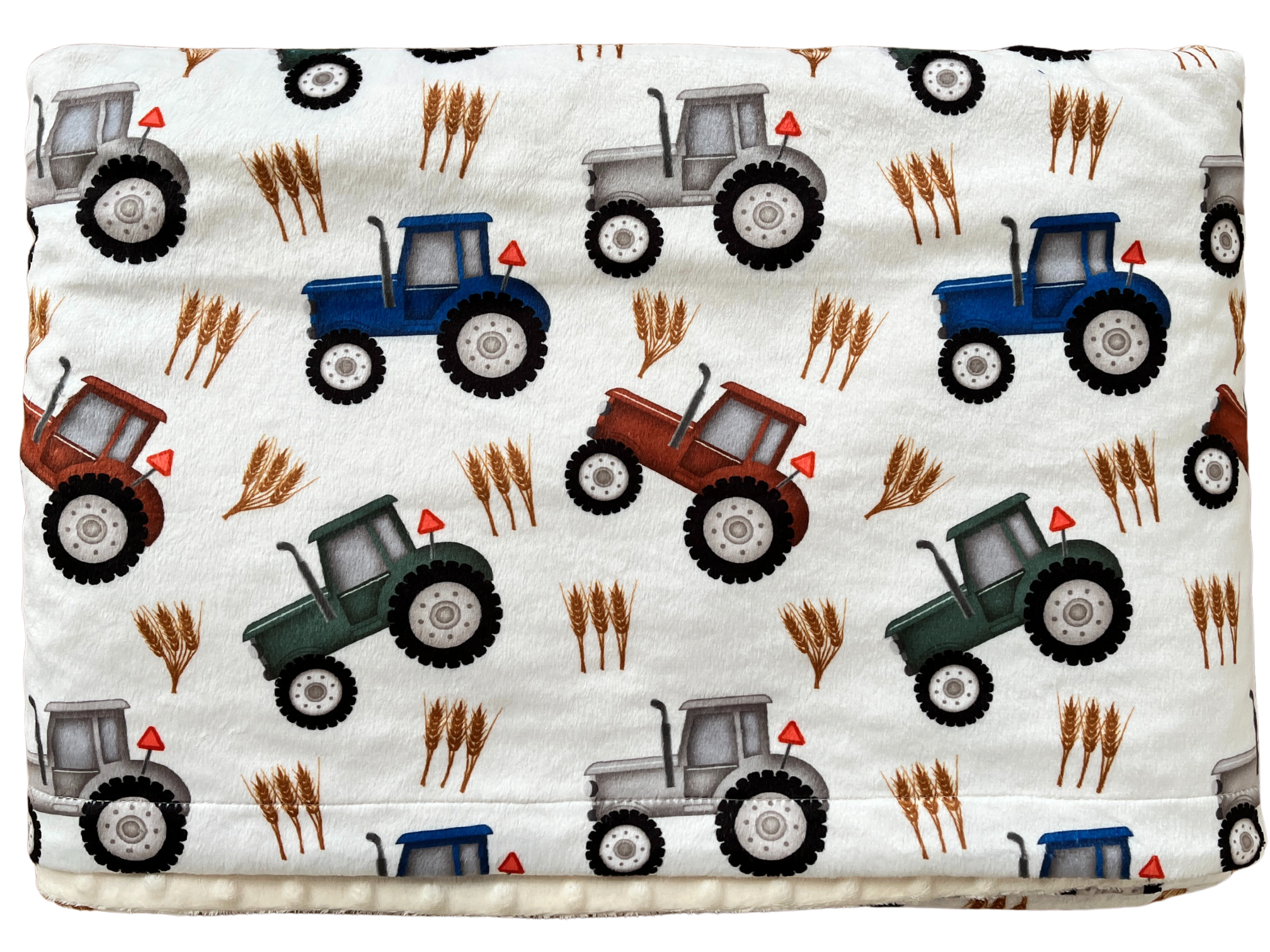 Couverture de bébé : Tracteurs de ferme