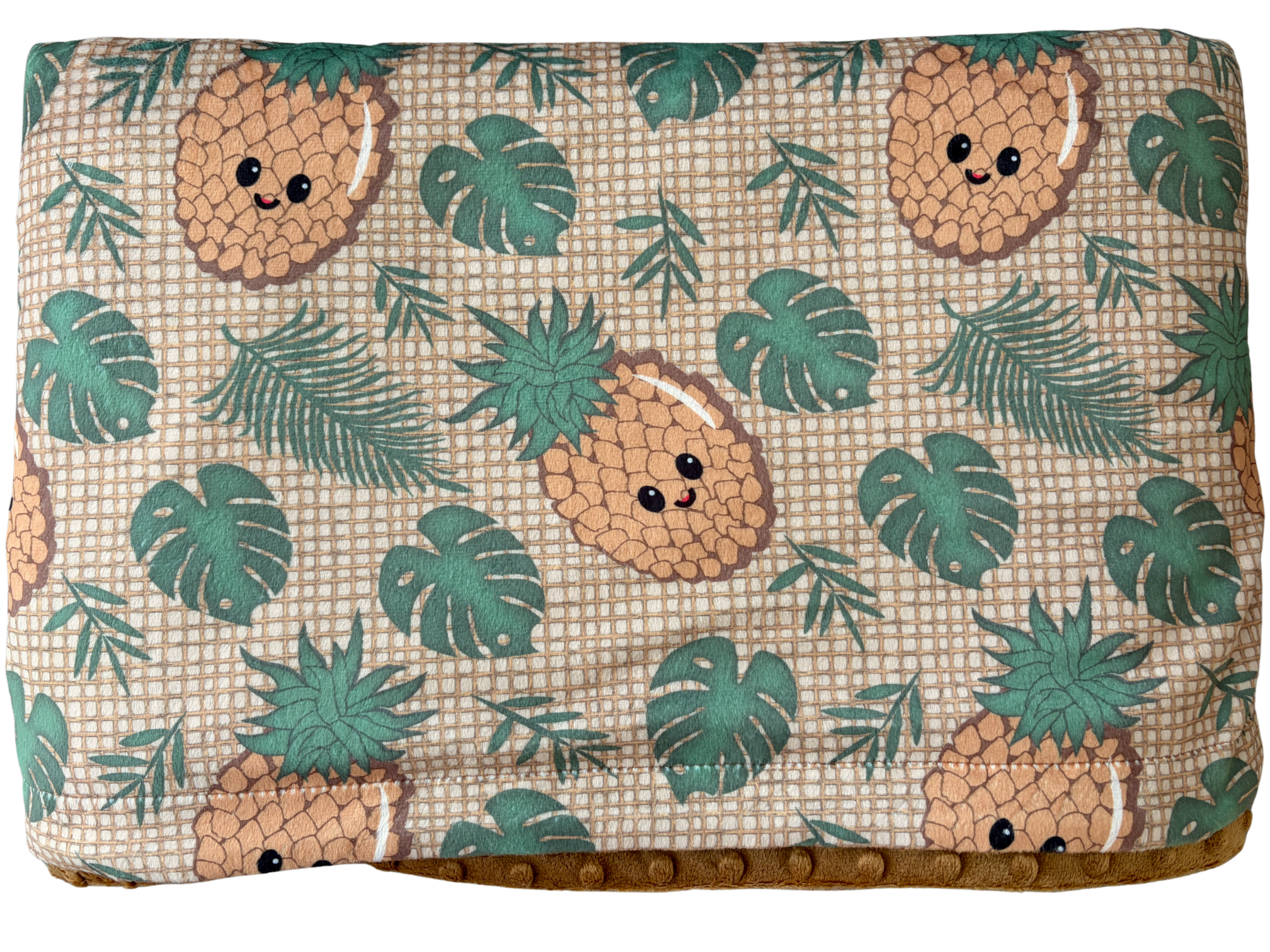 Couverture de bébé : Ananas en folie