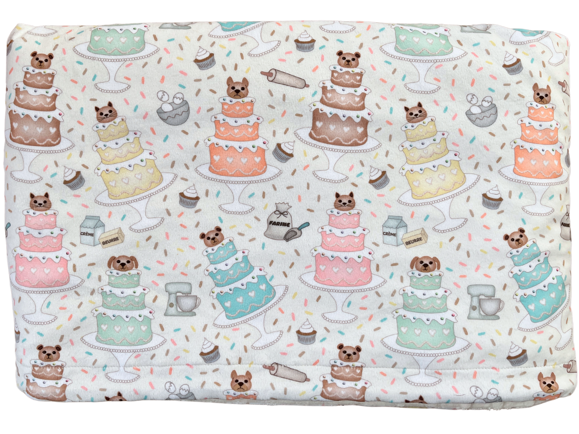 Couverture de bébé : Savoureux gâteaux pastel