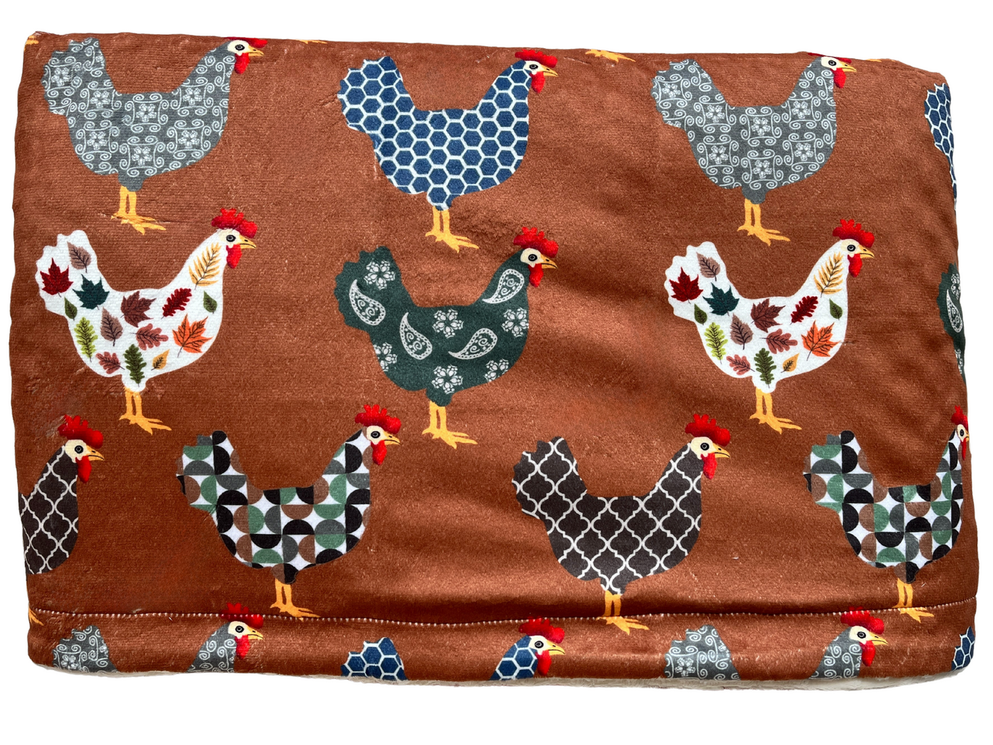 Giant Blanket: Chickens on the Farm (farmhouse collection)