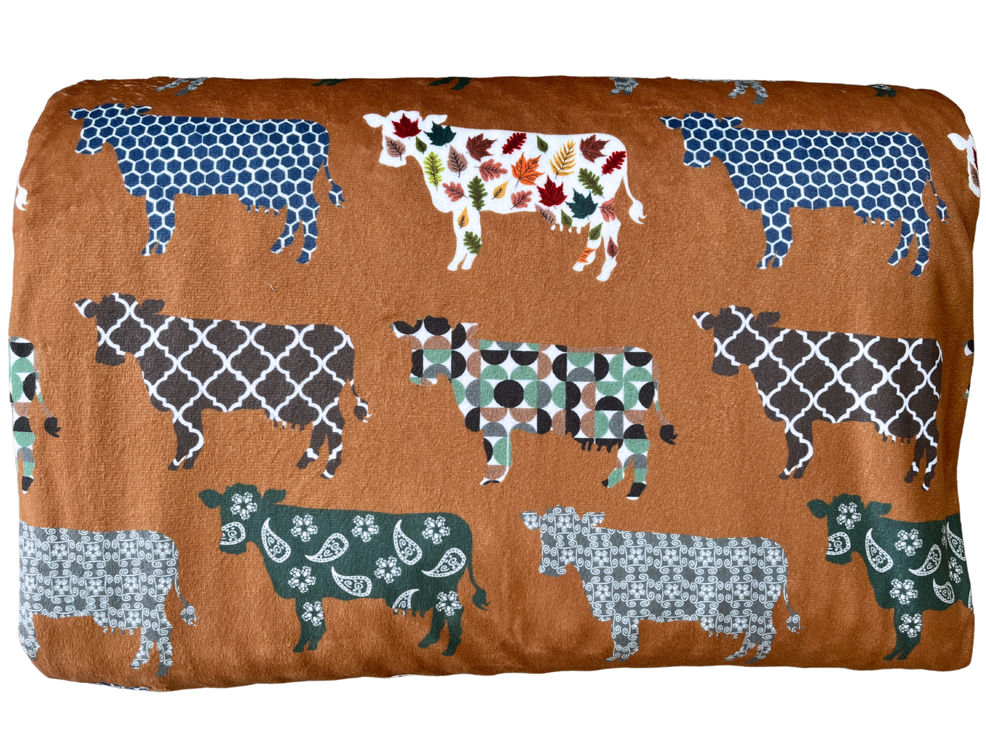 Baby blanket: Cows on the farm (farmhouse collection)