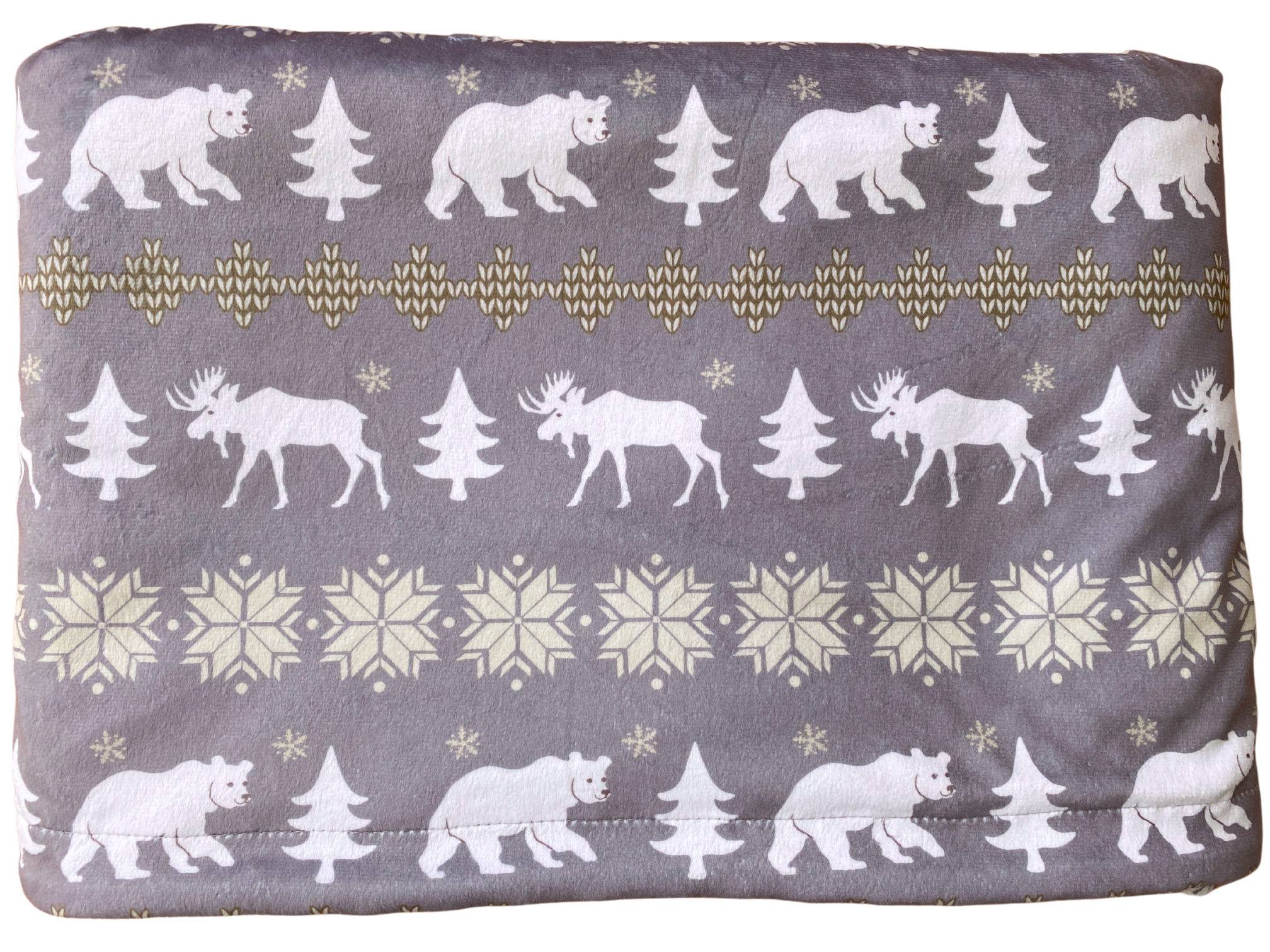 Couverture de bébé : Réconfortante scandinave mauve tendresse