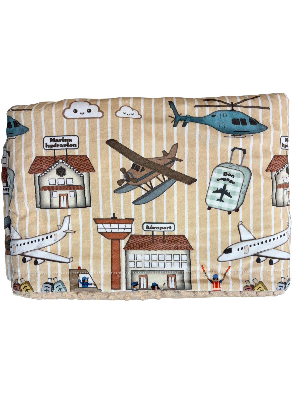 Couverture de bébé : Avions et hélicoptères