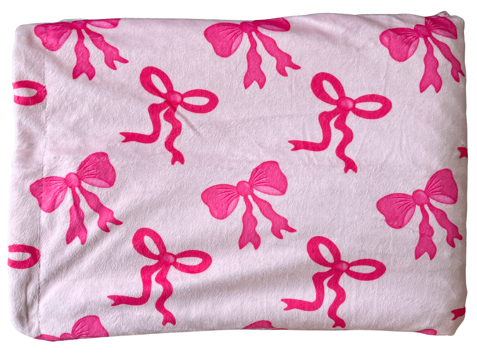 Couverture de bébé : Boucles (fond rose)