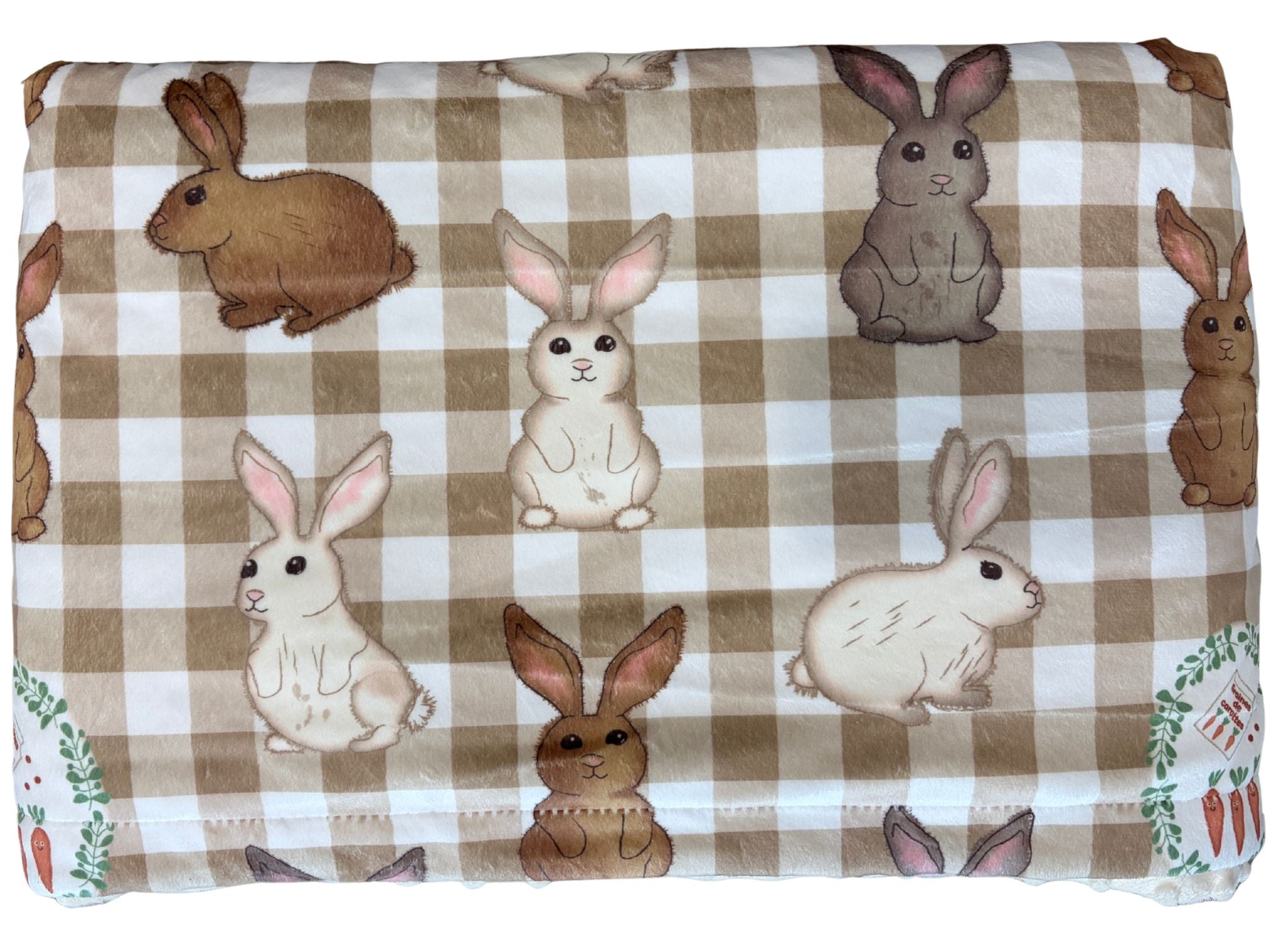 Couverture de bébé : Lapins doux collection monde merveilleux