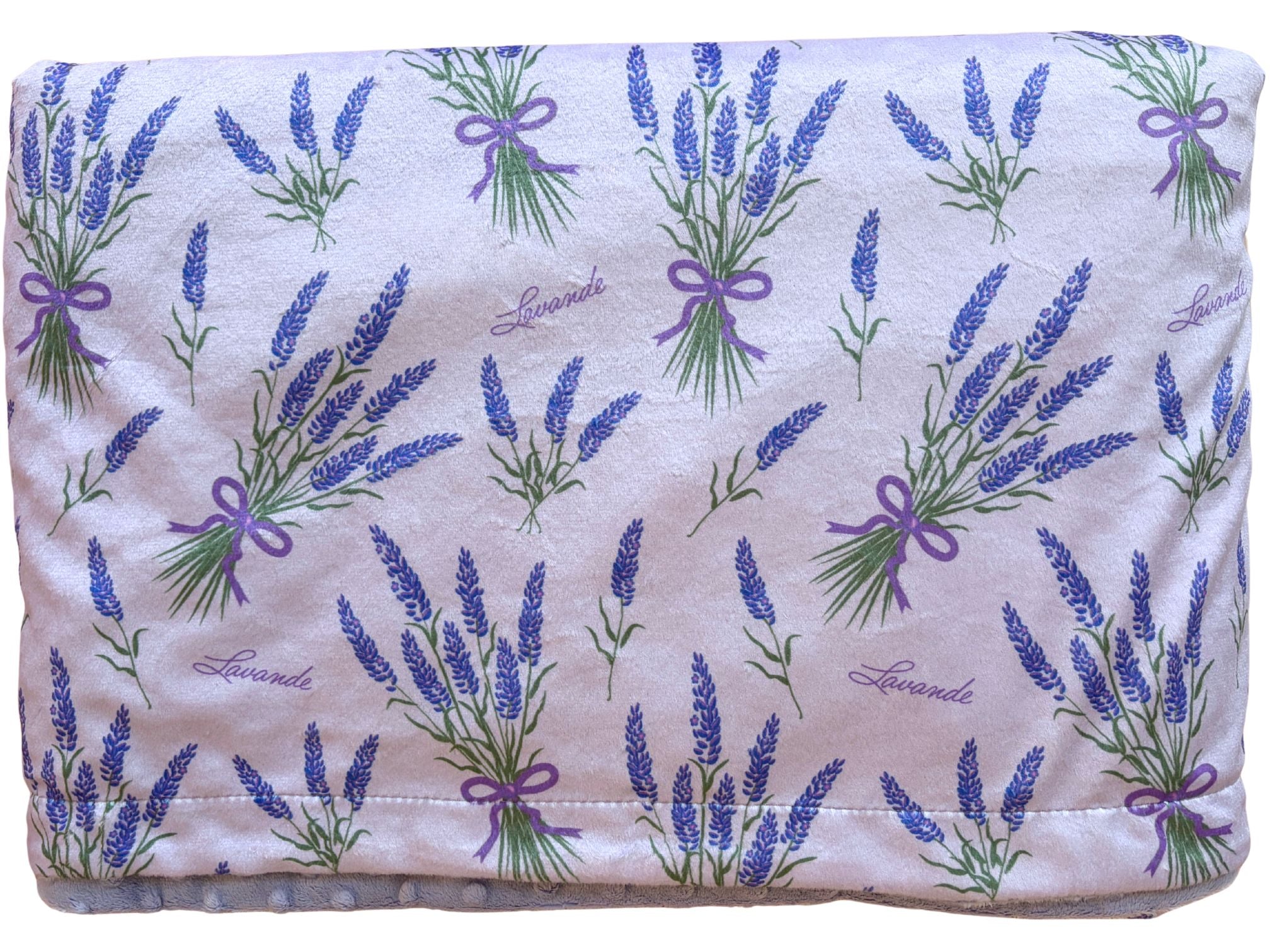 Couverture de bébé : Fleurs de lavande lilas