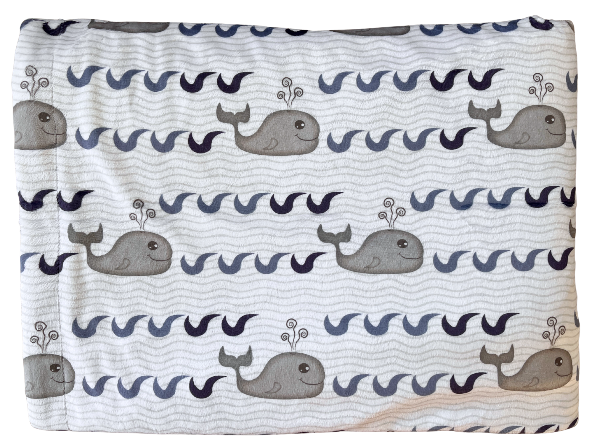 Couverture de bébé : Splash la baleine de la mer