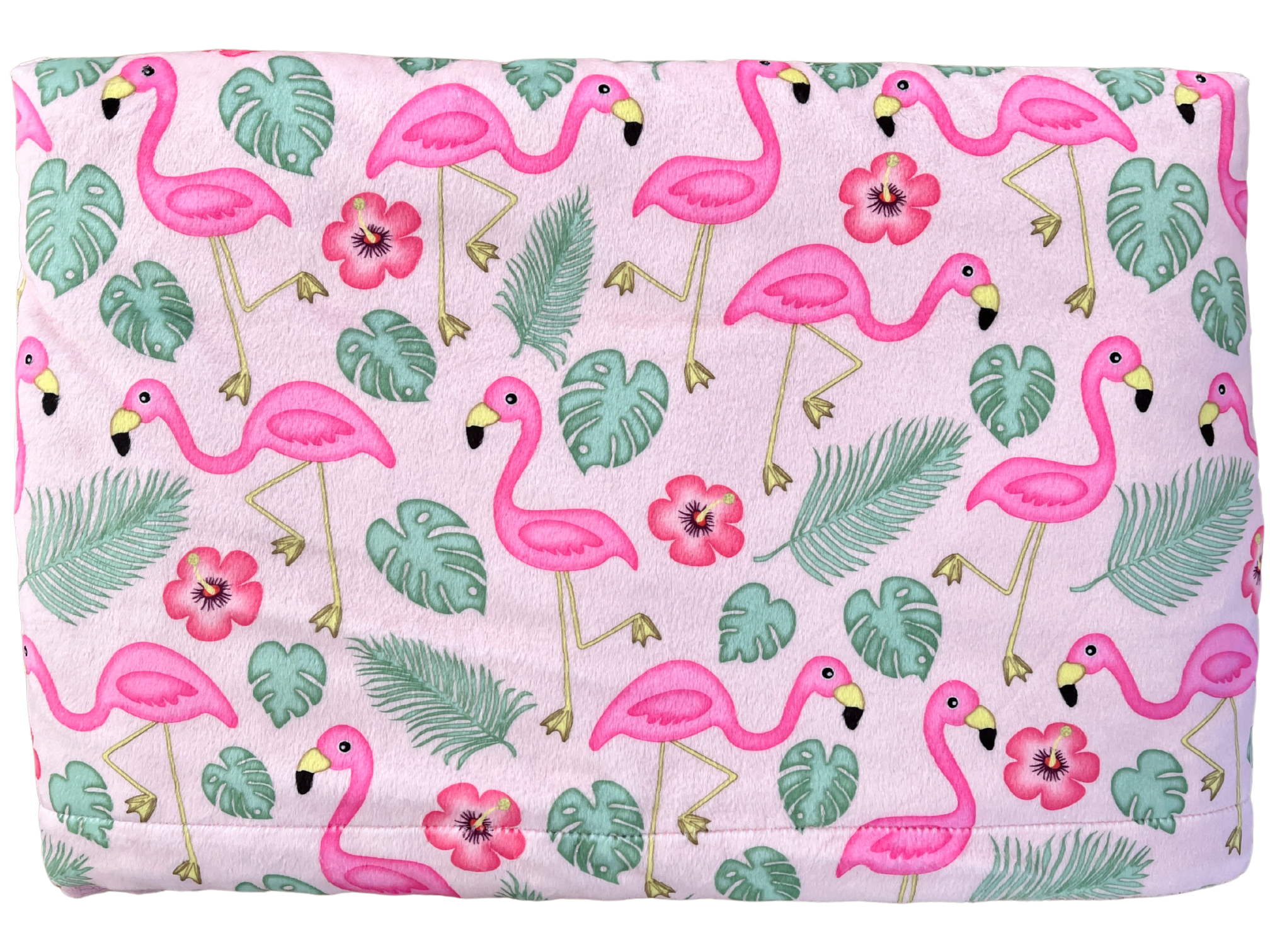 Baby blanket : Pink Flamingo Party