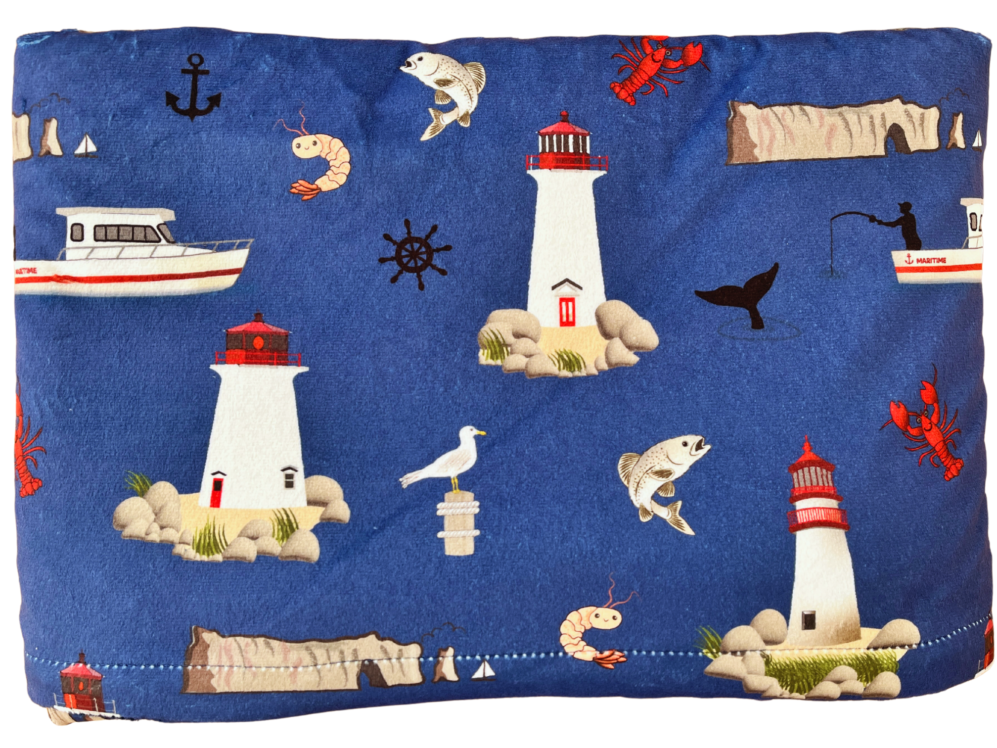 Baby Blanket: Maritime (Navy blue)