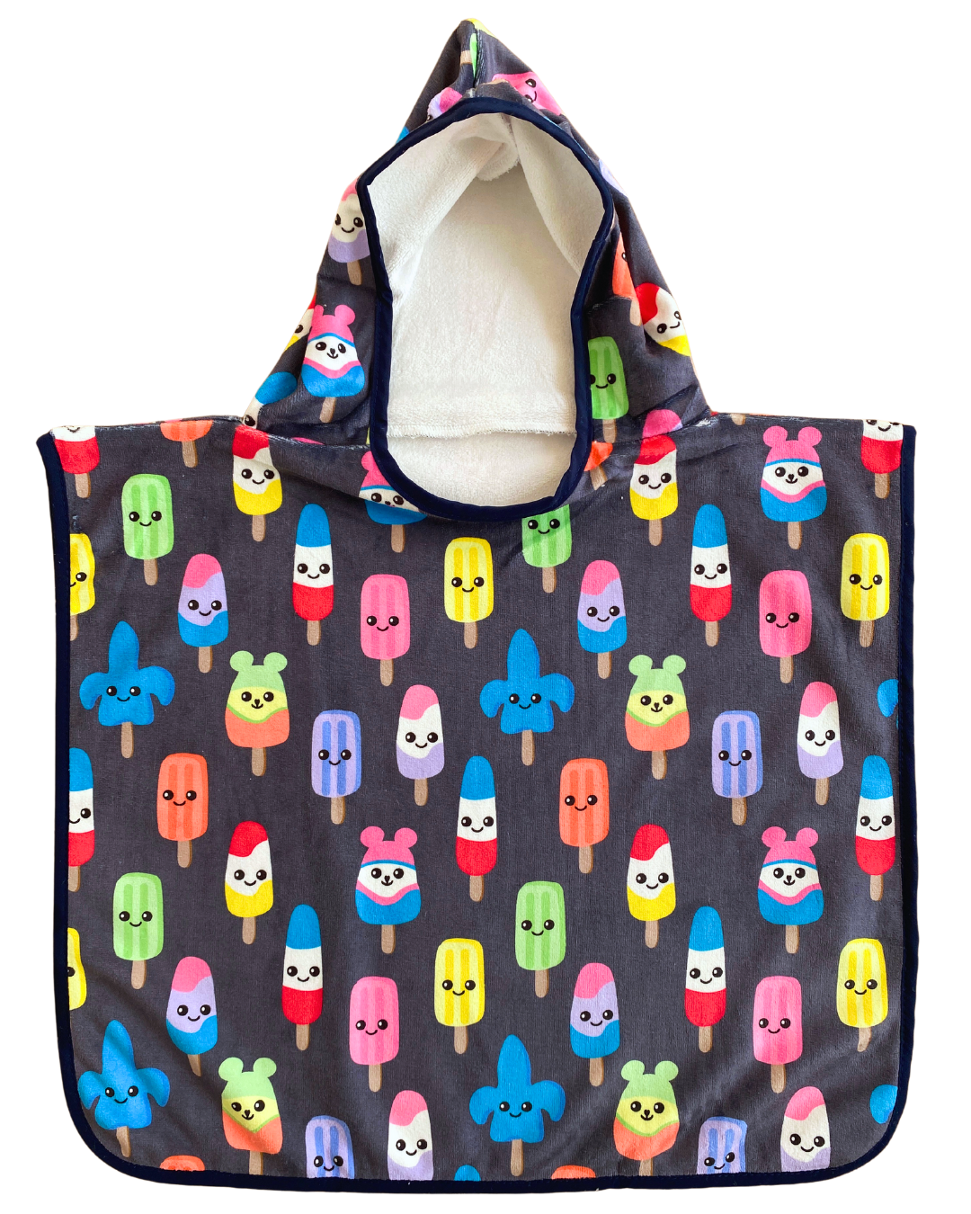 Hooded poncho towel for baby (0-18 months): Popsicle buffet
