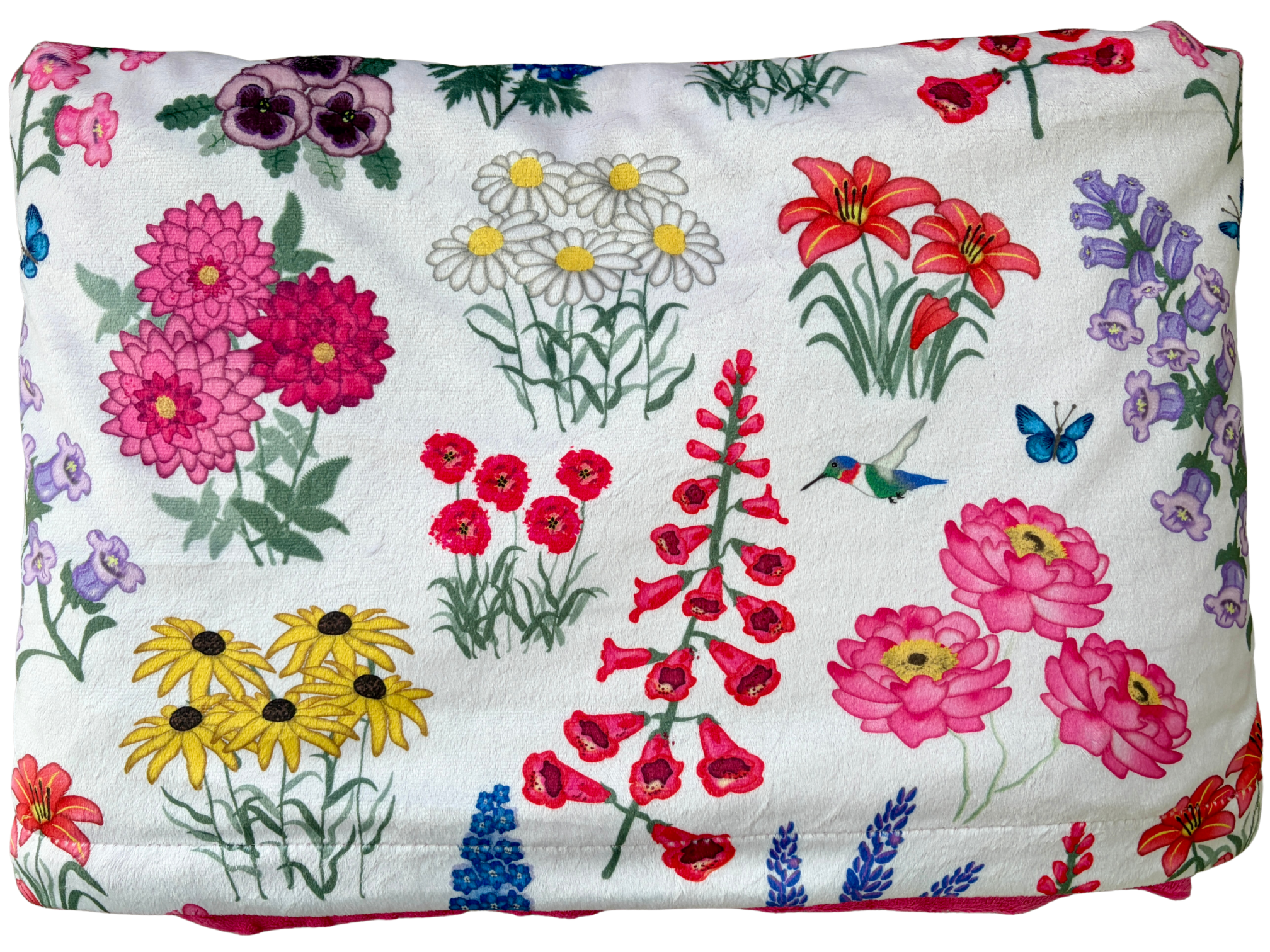 Couverture de bébé : Jardin de fleurs de campagne