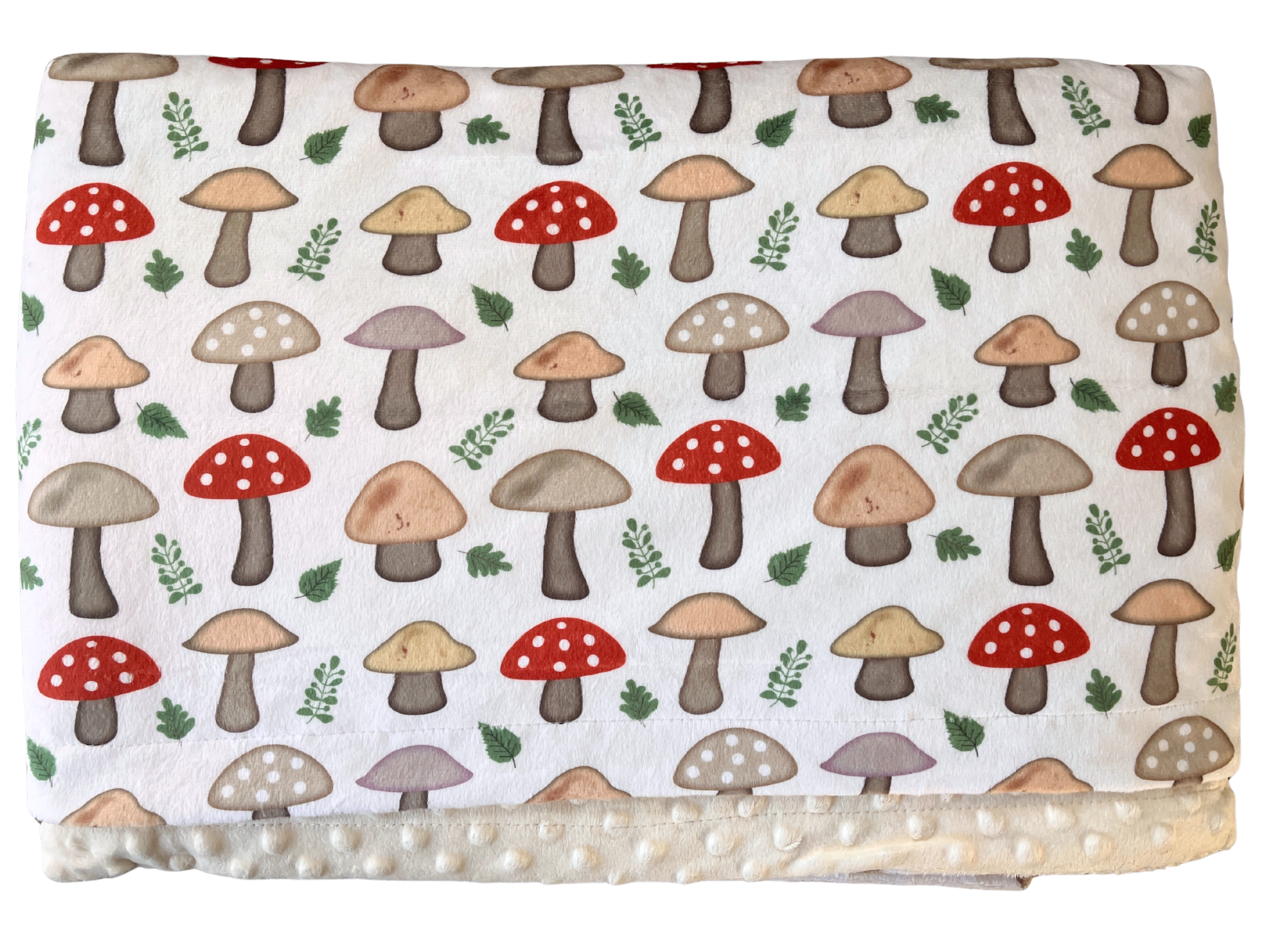 Couverture de bébé : Champignons collection monde merveilleux