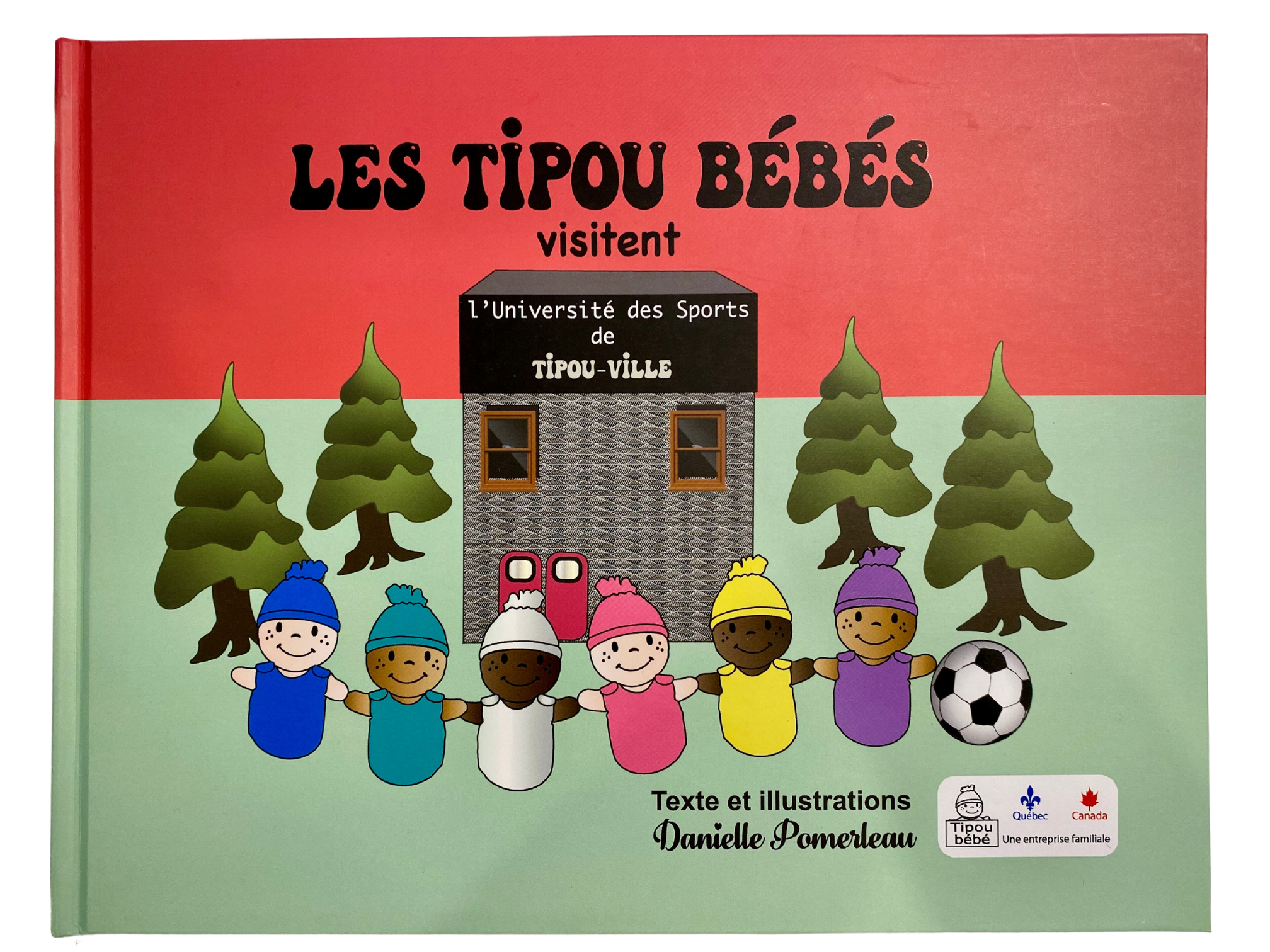 Livre pour enfant : Les Tipou bébés visitent l'Université des Sports de Tipou-ville