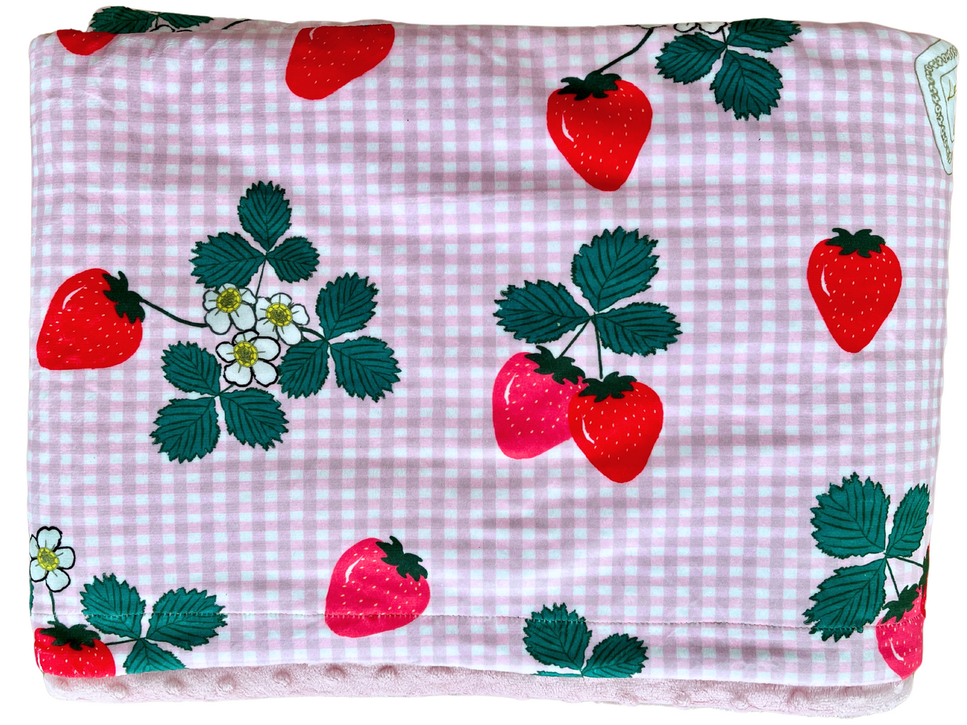 Baby blanket: Quebec Strawberries