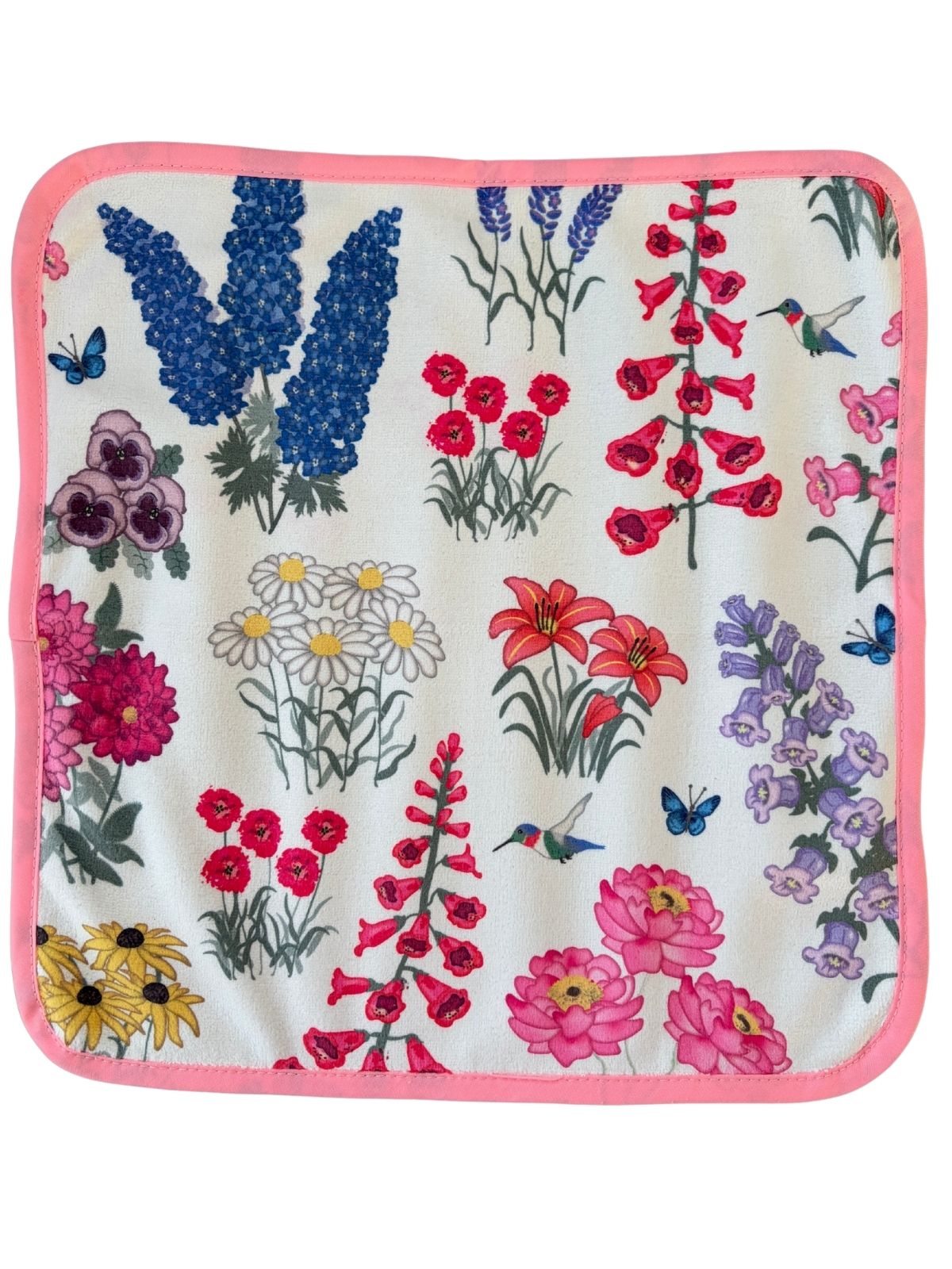 Débarbouillette : Jardin de fleurs de campagne