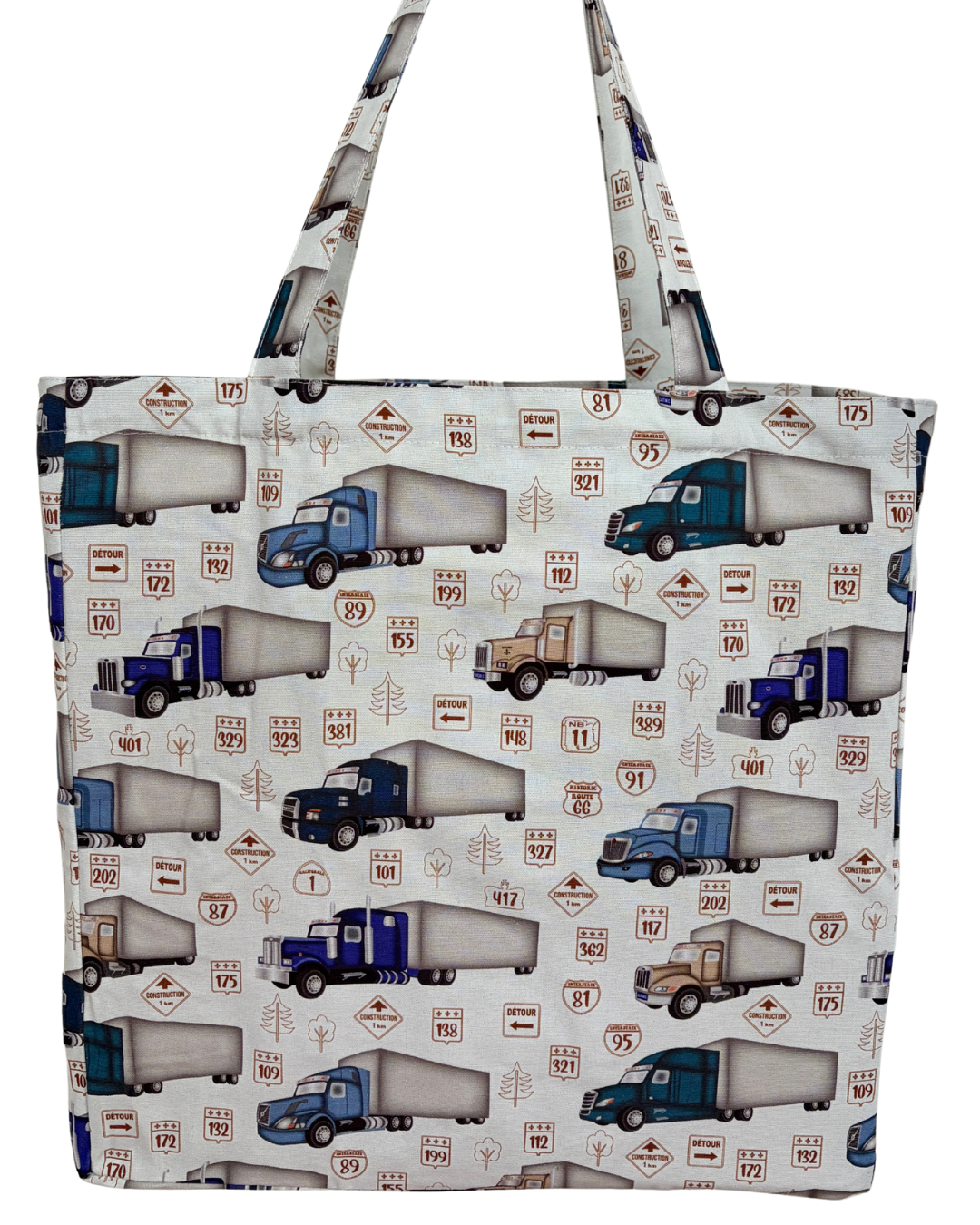 Sac réutilisable illustré : Rêve de camionneur